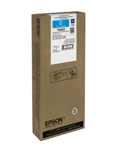 C13T945240 - Cartouche d'encre originale Epson Cyan 5 000 pages