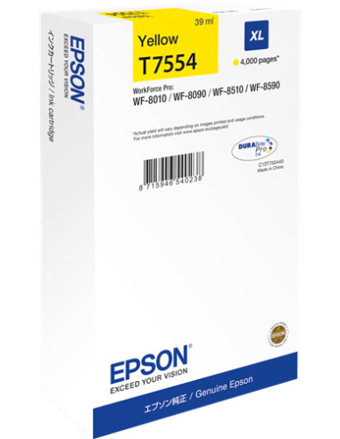 C13T755440 - Cartouche d'encre originale Epson  4 000 pages