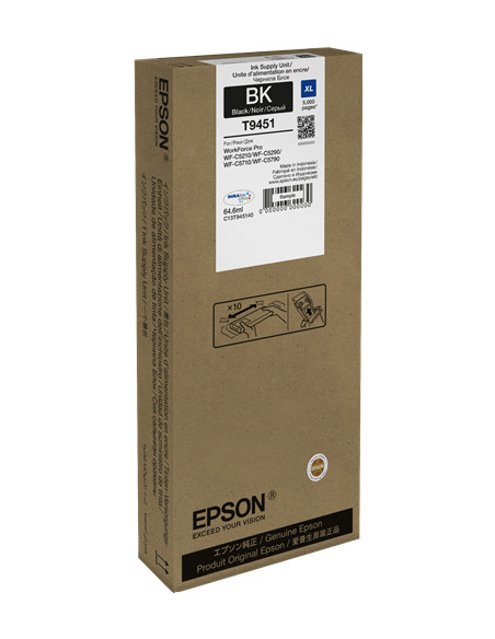 C13T945140 - Cartouche d'encre originale Epson Noire 5 000 pages