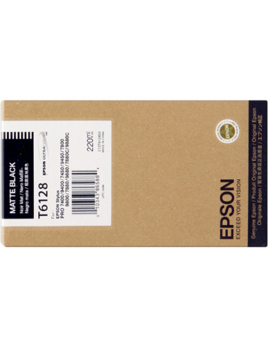 C13T612800 - Cartouche d'encre originale Epson Noir Matt 220 ml