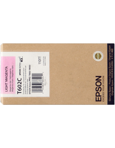 C13T602C00 - Cartouche d'encre originale Epson Magenta brillant 110 ml