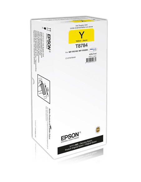 C13T878440 - Cartouche d'encre originale Epson Jaune 425.7 ml