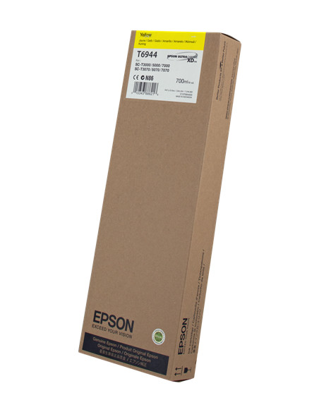 C13T694400 - Cartouche d'encre originale Epson jaune 700 ml