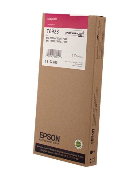 C13T692300 - Cartouche d'encre originale Epson magenta 110 ml