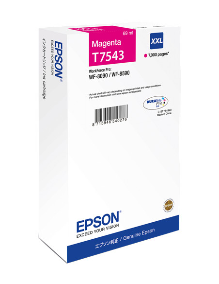 C13T754340 - Cartouche d'encre originale Epson Magenta 7 000 pages