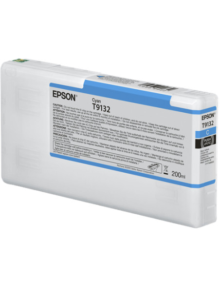 C13T913200 - Cartouche d'encre originale Epson Cyan 200 ml