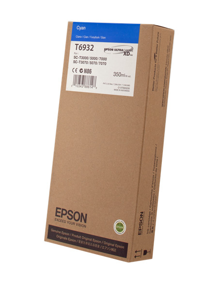 C13T693200 - Cartouche d'encre originale Epson cyan 350 ml