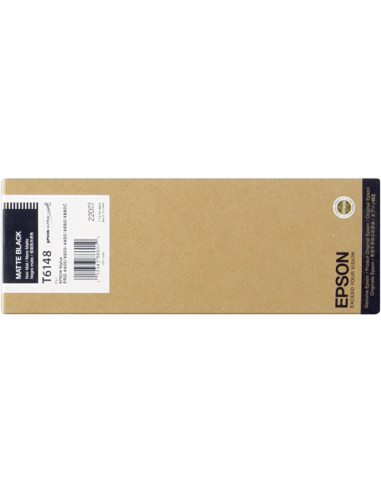 C13T614800 - Cartouche d'encre originale Epson Noir Matt 220 ml