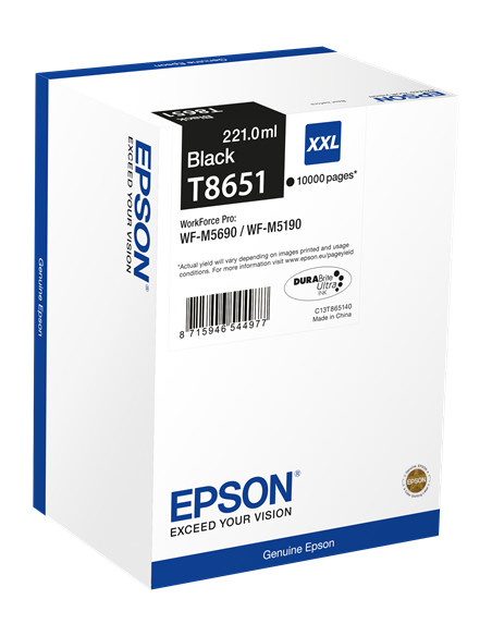 C13T865140 - Cartouche d'encre originale Epson  10 000 pages