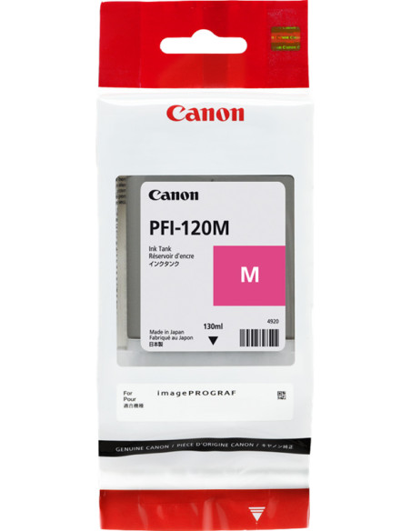 PFI-120m - Cartouche d'encre Originale Canon Magenta - 130 ml