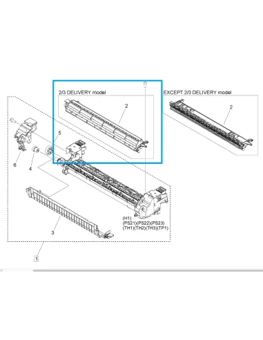 FM4-7713 GUIDE, FIXING DELIVERY, UPPER pour Canon IR C2220/2230/2225