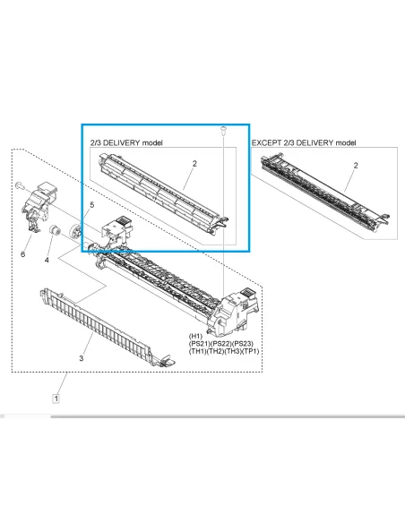 FM4-7713 GUIDE, FIXING DELIVERY, UPPER pour Canon IR C2220/2230/2225