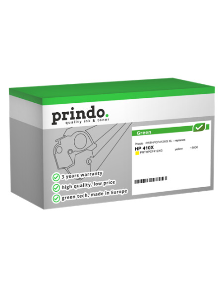 Toner Compatible Jaune pour HP Color LaserJet Pro M452dn - 5 000 pages référence CF412X