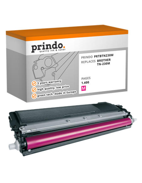 Toner Compatible Magenta pour Brother HL-3040CN - 1 400 pages référence TN-230m