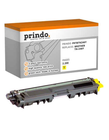 Toner Compatible Jaune pour Brother HL-3152CDW - 2 200 pages référence TN-246Y