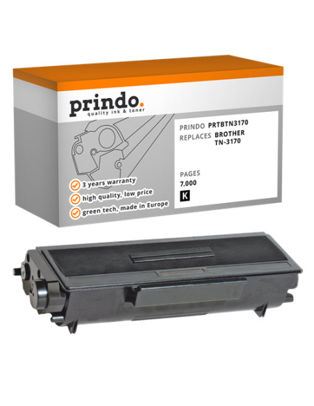 Toner Compatible Noir pour Brother HL-5240 - 7 000 pages référence TN-3170
