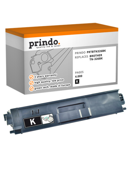 Toner Compatible Noir pour Brother HL-L8250CDN - 4 000 pages référence TN-326BK