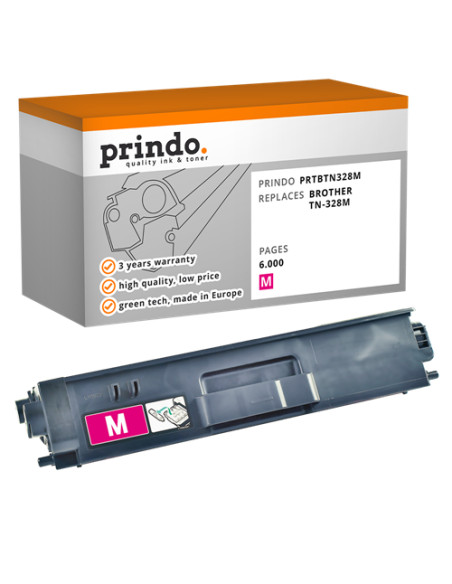Toner Compatible Magenta pour Brother HL-4570CDW - 6 000 pages référence TN-328M