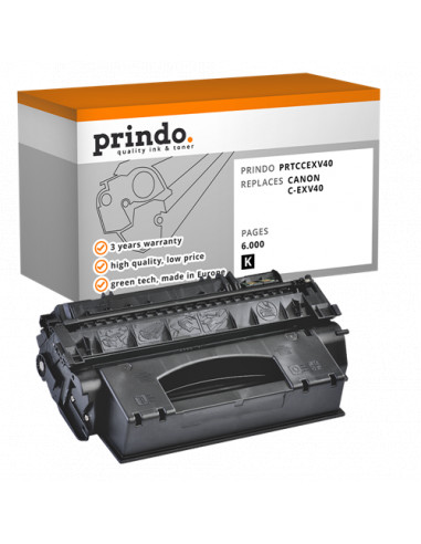 Toner Compatible Noir pour Canon iR 1133 - 6 000 pages référence C-EXV40