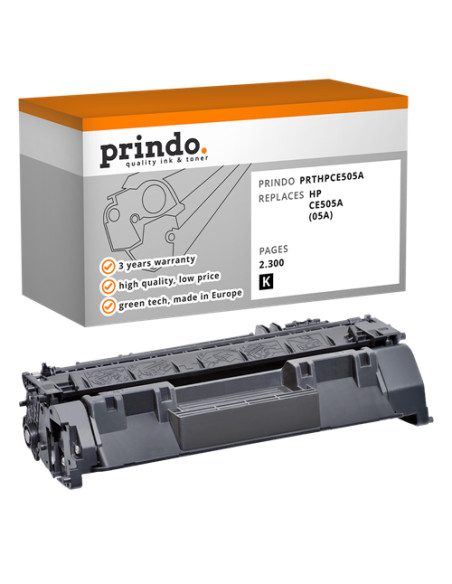 Toner Compatible Noir pour HP LaserJet P2035 - 2 300 pages référence CE505A