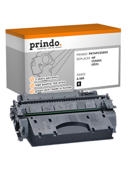 Toner Compatible Noir pour HP LaserJet P2055 - 6 500 pages référence CE505X