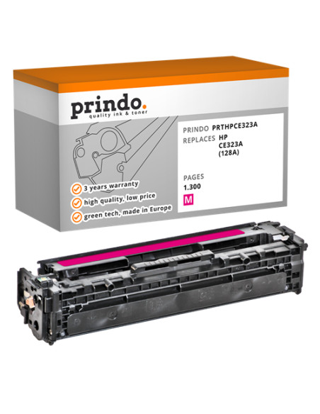 Toner Compatible Magenta pour HP LaserJet Pro CM1415 - 1 300 pages référence CE323A
