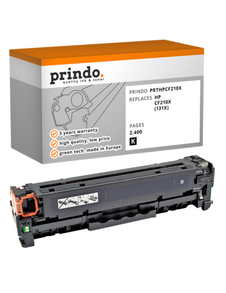Toner Compatible Noir pour HP LaserJet Pro 200 color MFP M276 - 2 400 pages référence CF210X