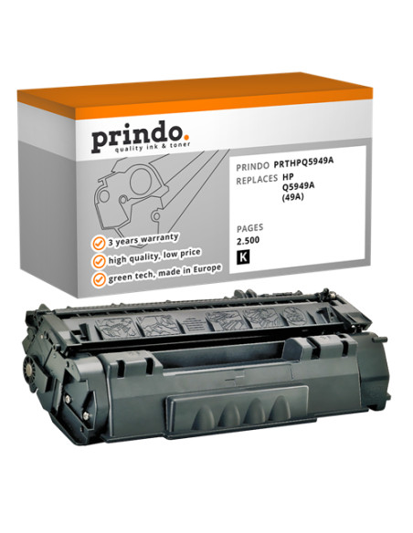Toner Compatible Noir pour HP LaserJet 1160 - 2 500 pages référence Q5949A