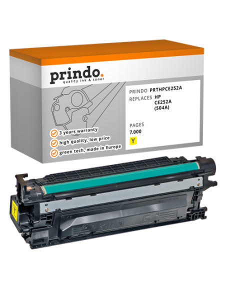 Toner Compatible Jaune pour HP ColorLaserJet CM3530 - 7 000 pages référence CE252A
