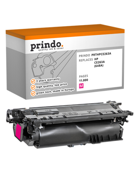 Toner Compatible Magenta pour HP ColorLaserJet CP4520 - 11 000 pages référence CE263A