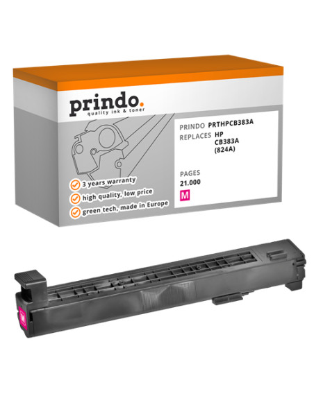 Toner Compatible Magenta pour HP ColorLaserJet CP6015 - 21 000 pages référence CB383A