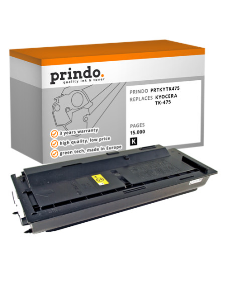 Toner Compatible Noir pour Kyocera FS-6025MFP - 15 000 pages référence TK-475