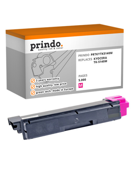 Toner Compatible Magenta pour Kyocera ECOSYS M6530cdn - 5 000 pages référence TK-5140M