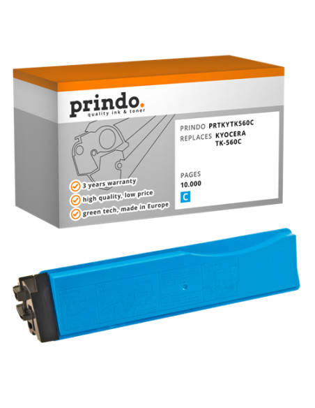 Toner Compatible Cyan pour Kyocera FS-C5300DN - 10 000 pages référence TK-560c