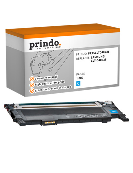 Toner Compatible Cyan pour Samsung CLP-320 - 1 000 pages référence CLT-C4072S