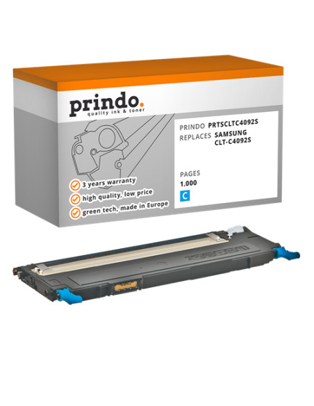 Toner Compatible Cyan pour Samsung CLP-310 - 1 000 pages référence CLT-C4092S