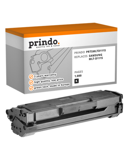 Toner Compatible Noir pour Samsung Xpress M2022 - 1 000 pages référence MLT-D111S