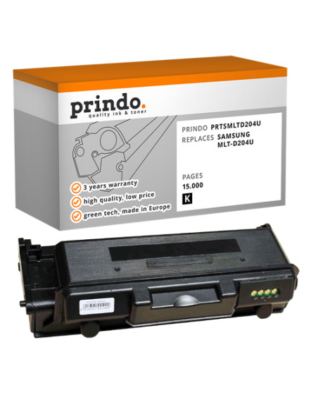 Toner Compatible Noir pour Samsung ProXpress M4025ND - 15 000 pages référence MLT-D204U