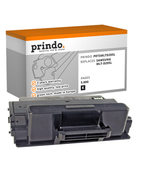 Toner Compatible Noir pour Samsung ML-3310 - 5 000 pages référence MLT-D205L