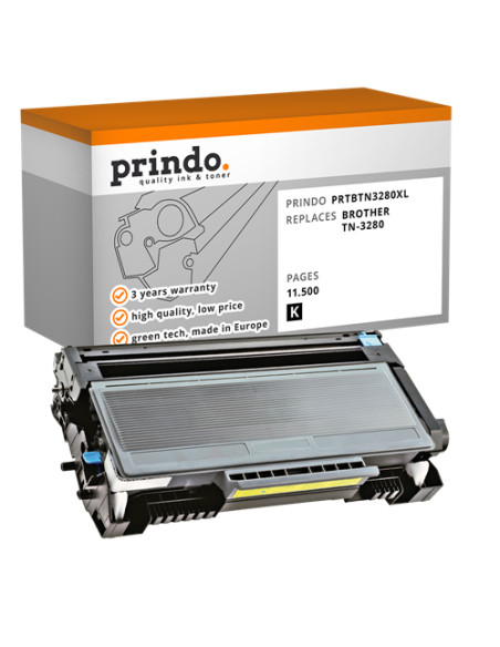 Toner Compatible Noir pour Brother HL-5340D - 11 500 pages référence TN-3280