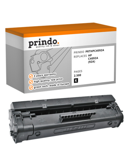 Toner Compatible Noir pour HP LaserJet 1100 - 2 500 pages référence C4092A