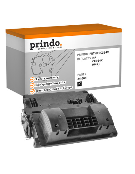 Toner Compatible Noir pour HP LaserJet P4015 - 24 000 pages référence CC364X