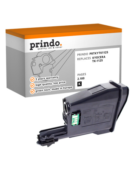 Toner Compatible Noir pour Kyocera FS-1061DN - 2 100 pages référence TK-1125