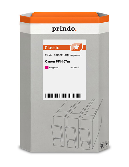 PFI-107m Cartouche compatible Magenta pour traceur CANON 6707B001 - 130ml référence 6707B001
