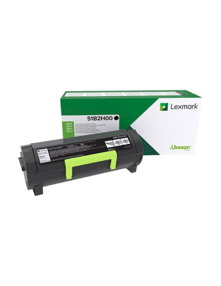 51B2H00 - LEXMARK Cartouche Toner MS417/517/617 et MX417/517/617 HC LRP Noir 8 500 pages 