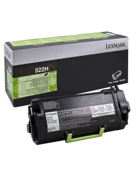52D2H0E - Toner Noir original Lexmark corporate 522H - 25000 pages 