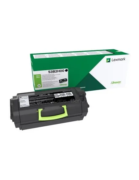 53B2H00 - Toner Noir original Lexmark 25000 pages 