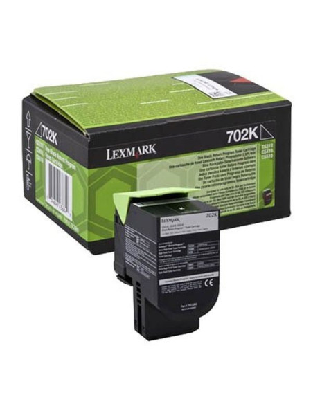 70C2HKE - Toner Noir original Lexmark 702HKE - 4000 pages 