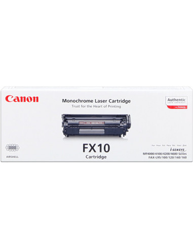 0263B002 - Toner original Canon FX-10 noir 2000 pages 