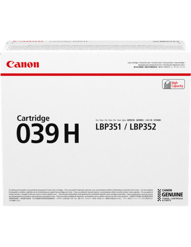0288C001 - Toner original Canon 039h noir 25000 pages 